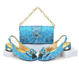 Naina Shoes & Bag Set