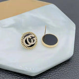 Letter Stud Earrings
