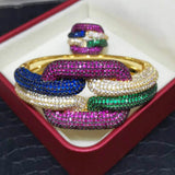 Golden Radiance Bangle & Ring Set