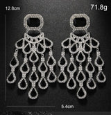 Peroni Black Crystal Earrings