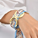 Silk Scarf Bracelet
