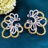 Brincos Flower Earrings