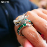 Silver Dragon Ring