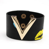 V Leather Bracelet