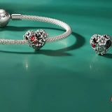 Sterling Silver Drop Flower Charm