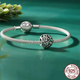 Sterling Silver Drop Flower Charm