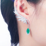 Zirconia Drop Earrings