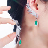 Zirconia Drop Earrings