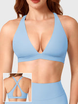 DICORYA — Brassière de sport décolleté en V