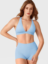 DICORYA — Brassière de sport décolleté en V