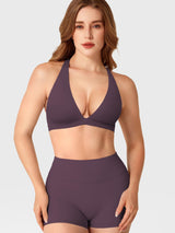 DICORYA — Brassière de sport décolleté en V