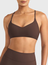 DICORYA — Brassière de sport à dos torsadé