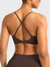 DICORYA — Brassière de sport à dos torsadé