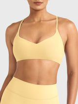 DICORYA — Brassière de sport à dos torsadé