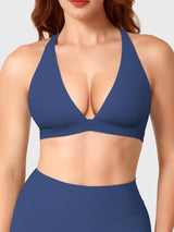 DICORYA — Brassière de sport décolleté en V