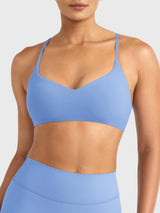 DICORYA — Brassière de sport à dos torsadé