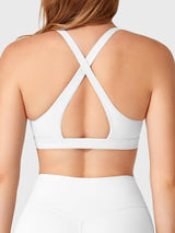 DICORYA — Brassière de sport décolleté en V