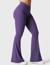 DICORYA — Legging évasé ceinture en V