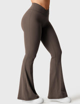 DICORYA — Legging évasé ceinture en V