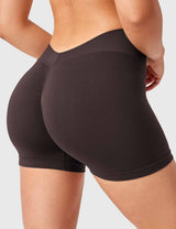 DICORYA — Short sans couture à ceinture croisée