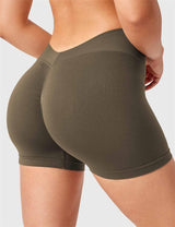 DICORYA — Short sans couture à ceinture croisée