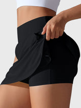 DICORYA — Jupe-short de tennis taille haute