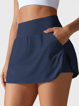 DICORYA — Jupe-short de tennis taille haute