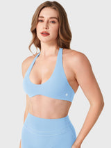 DICORYA — Brassière de sport col américain dos nu