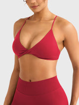 DICORYA — Brassière de sport minimaliste à bretelles fines