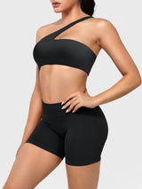 DICORYA — Brassière de sport asymétrique une épaule