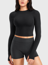 DICORYA — Haut sans couture manches longues