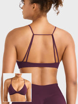 DICORYA — Brassière de sport minimaliste à bretelles fines