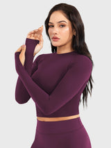 DICORYA — Haut sans couture manches longues