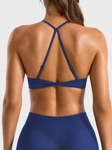 DICORYA — Brassière de sport dos torsadé