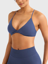 DICORYA — Brassière de sport minimaliste à bretelles fines