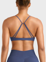 DICORYA — Brassière de sport minimaliste à bretelles fines