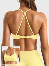DICORYA — Brassière de sport dos torsadé