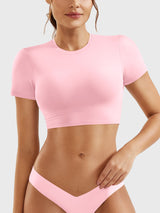 DICORYA — Crop top manches courtes