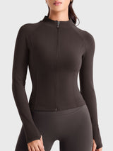 DICORYA — Veste de sport zippée ajustée