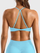 DICORYA — Brassière de sport dos torsadé