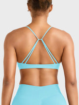 DICORYA — Brassière de sport minimaliste à bretelles fines