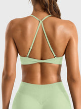 DICORYA — Brassière de sport dos torsadé