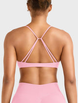 DICORYA — Brassière de sport minimaliste à bretelles fines