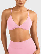 DICORYA — Brassière de sport minimaliste à bretelles fines