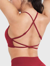 DICORYA — Brassière de sport col montant dos nu