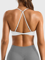DICORYA — Brassière de sport dos torsadé
