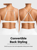 DICORYA — Brassière de sport minimaliste à bretelles fines