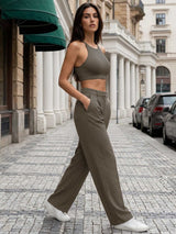 DICORYA — Brassière de sport col montant dos nu