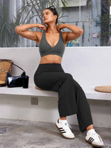 DICORYA — Brassière de sport col américain