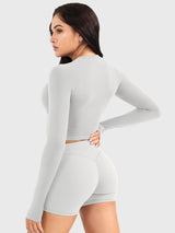 DICORYA — Haut sans couture manches longues
